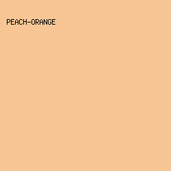 F8C695 - Peach-Orange color image preview