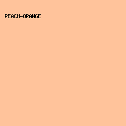 FFC39B - Peach-Orange color image preview