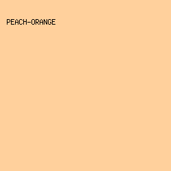 FFD09C - Peach-Orange color image preview