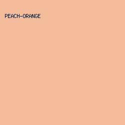 f4bc9b - Peach-Orange color image preview