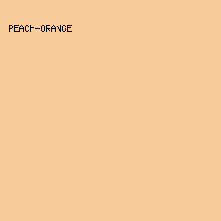 f7cc9a - Peach-Orange color image preview