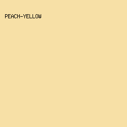 F7E0A6 - Peach-Yellow color image preview