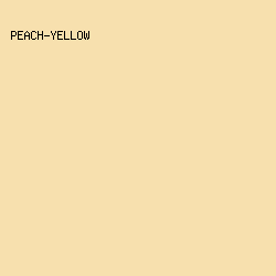 F7E0AE - Peach-Yellow color image preview