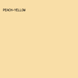 F9DEA7 - Peach-Yellow color image preview