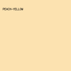 FCE2B0 - Peach-Yellow color image preview