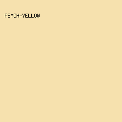 f6e1ae - Peach-Yellow color image preview