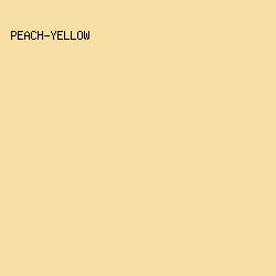 f7dfa5 - Peach-Yellow color image preview