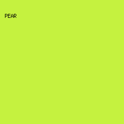 C5F23F - Pear color image preview
