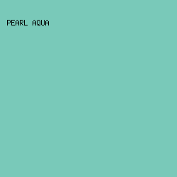 79C9B9 - Pearl Aqua color image preview
