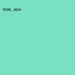 79E0C1 - Pearl Aqua color image preview