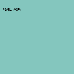84C6BE - Pearl Aqua color image preview