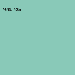 89C9B8 - Pearl Aqua color image preview