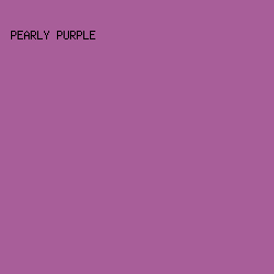 A85E99 - Pearly Purple color image preview