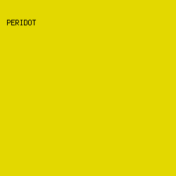e3d800 - Peridot color image preview