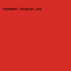 D62C28 - Permanent Geranium Lake color image preview