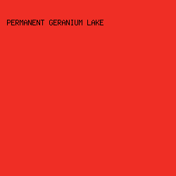 EF2E25 - Permanent Geranium Lake color image preview