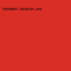 d82e26 - Permanent Geranium Lake color image preview