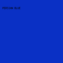 0A30C5 - Persian Blue color image preview