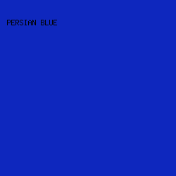 0E27BE - Persian Blue color image preview