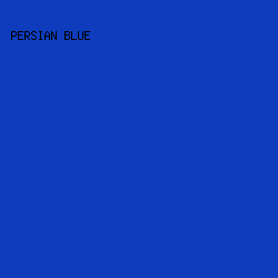 0E3CBD - Persian Blue color image preview