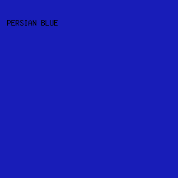 181DB8 - Persian Blue color image preview