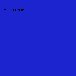 1C24D0 - Persian Blue color image preview