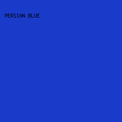 1a3bca - Persian Blue color image preview