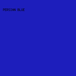 1d1ebc - Persian Blue color image preview