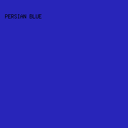 2825b9 - Persian Blue color image preview