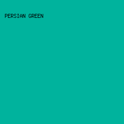 00B39D - Persian Green color image preview