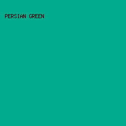 00ab8e - Persian Green color image preview