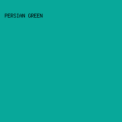 08A89A - Persian Green color image preview