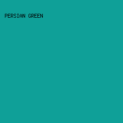0fa098 - Persian Green color image preview