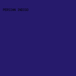 261a6c - Persian Indigo color image preview