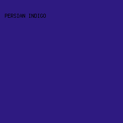 2E1A81 - Persian Indigo color image preview