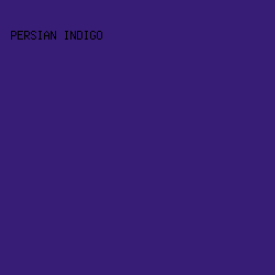 381D76 - Persian Indigo color image preview