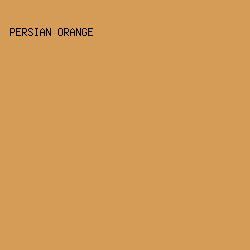 D49C56 - Persian Orange color image preview