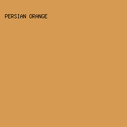 d69a53 - Persian Orange color image preview