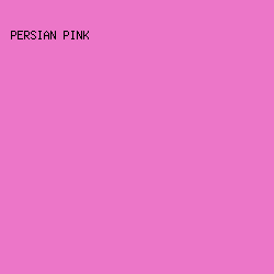 EC76C8 - Persian Pink color image preview