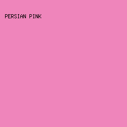 EF85BB - Persian Pink color image preview