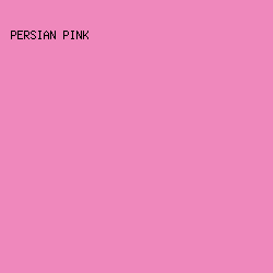 EF88BC - Persian Pink color image preview