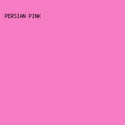 F67CC4 - Persian Pink color image preview