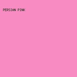 F88BC2 - Persian Pink color image preview