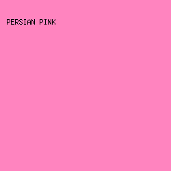 FF84BF - Persian Pink color image preview