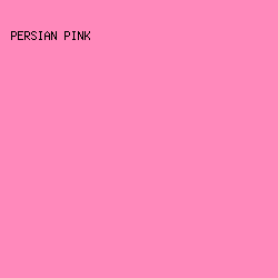 FF89BB - Persian Pink color image preview