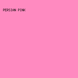 FF8AC0 - Persian Pink color image preview