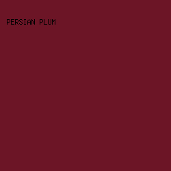 6C1526 - Persian Plum color image preview