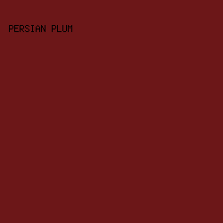 6C1718 - Persian Plum color image preview