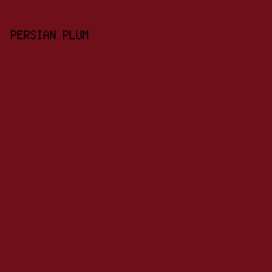 6E0F1A - Persian Plum color image preview