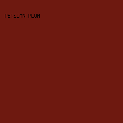 6E1910 - Persian Plum color image preview